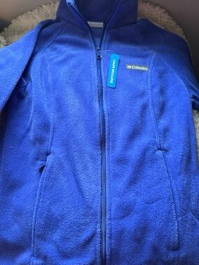 Columbia Royal Blue Full-Zip Fleece Jacket